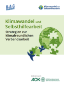 Das Cover zur Arbeitshilfe "Strategien zur klimafreundlichen Verbandsarbeit"